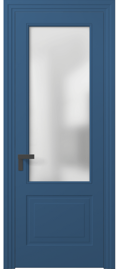 Межкомнатная дверь Rocca 8352 Матовый белоснежный Сатинированное стекло Цена 81039 ₽ | Volhovec