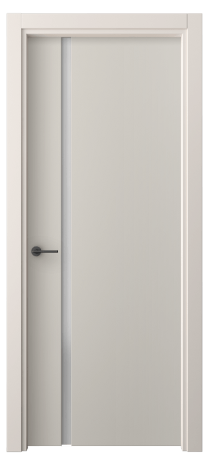 Межкомнатная дверь Freedom 4222 ПЭТ светло-серый Сатинированное стекло Цена 28879 ₽ | Volhovec