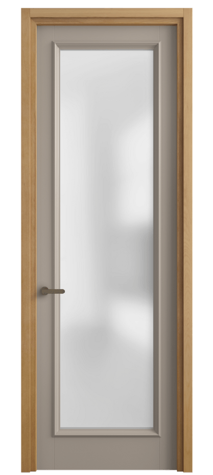 Межкомнатная дверь Charm 6702 Бук бисквитный Сатинированное стекло Цена 15362900 so'm | Volhovec