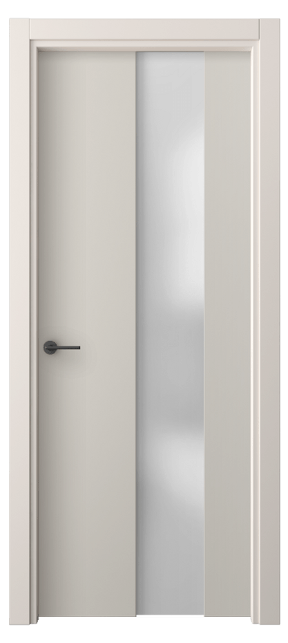 Межкомнатная дверь Freedom 4226 ПЭТ светло-серый Сатинированное стекло Цена 31770 ₽ | Volhovec