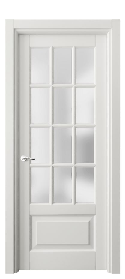 Межкомнатная дверь Lignum 0728 Бук серый Сатинированное стекло Цена 93071 ₽ | Volhovec