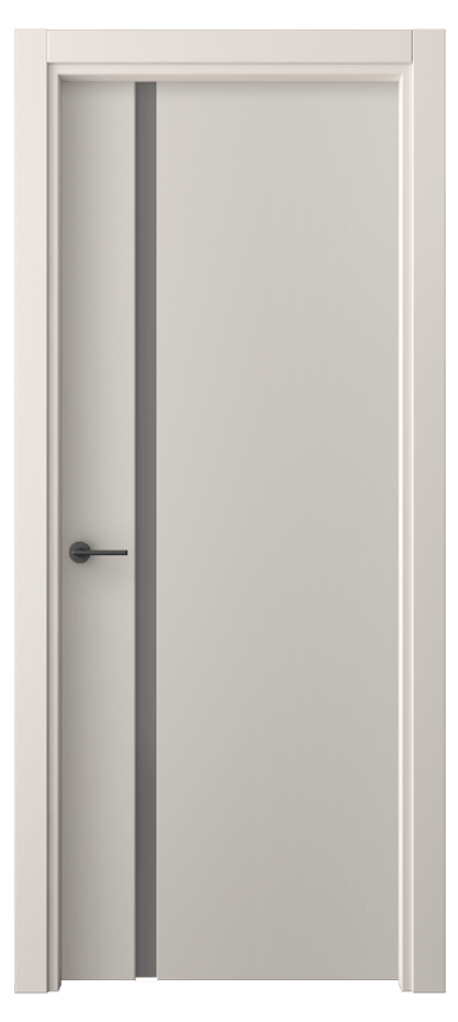 Межкомнатная дверь Freedom 4222 ПЭТ светло-серый Сатинированное серое стекло, триплекс, 8 мм Цена 28879 ₽ | Volhovec
