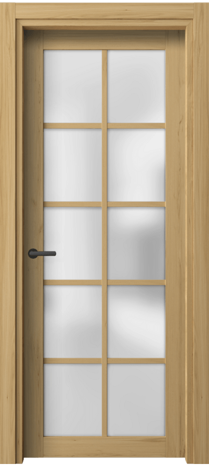 Межкомнатная дверь Neo 2106 Солнечный вяз Сатинированное стекло Цена 38699 ₽ | Volhovec