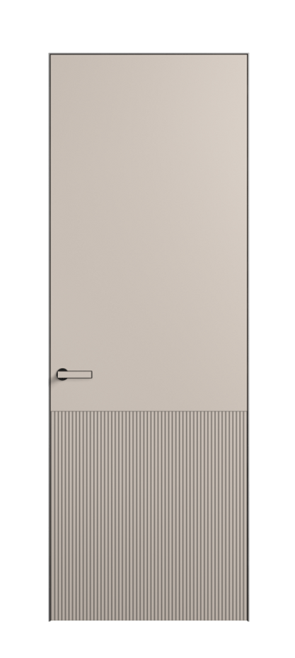 Дверь межкомнатная Вельвет 8204 Матовый светло-бежевый. Скрытый короб Черный Цена 62489 . Фабрика дверей Волховец 8 (800) 551 43 19 Межкомнатная дверь Вельвет 8204 Матовый светло-бежевый. Цена 62489 | Volhovec