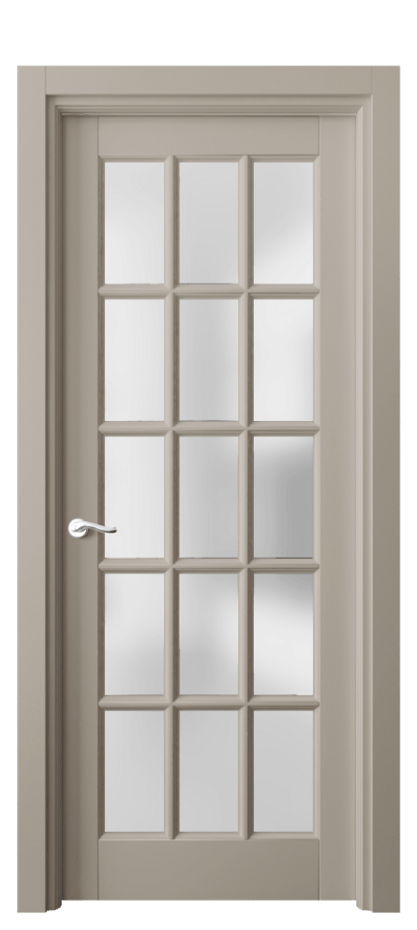 Межкомнатная дверь Lignum 0708 Бук бисквитный Сатинированное стекло Цена 17993720 so'm | Volhovec