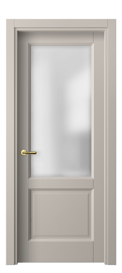 Межкомнатная дверь Galant 1422 Матовый светло-бежевый Сатинированное стекло Цена 39359 ₽ | Volhovec