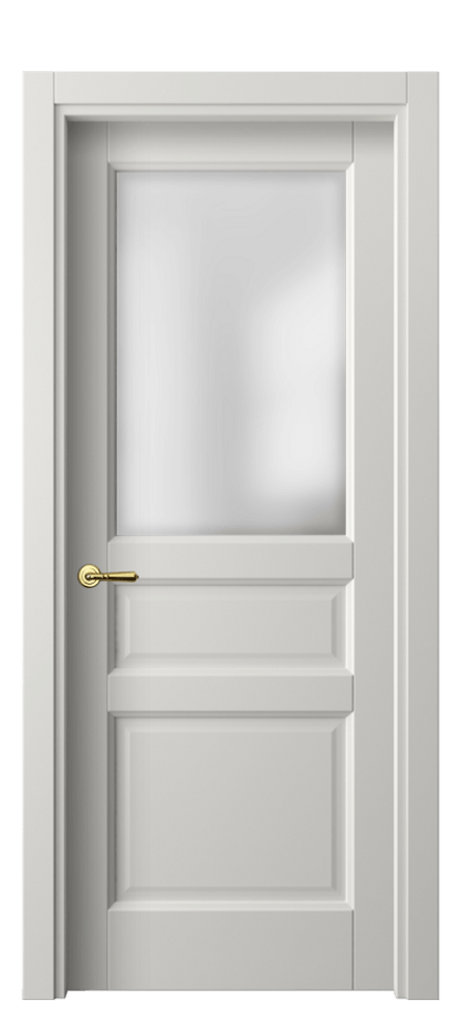 Межкомнатная дверь Galant 1432 Матовый серый Сатинированное стекло Цена 39359 ₽ | Volhovec