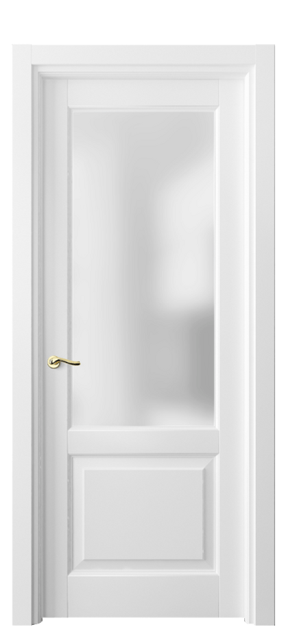 Межкомнатная дверь Lignum 0740 Бук белоснежный Сатинированное стекло Цена 80780 ₽ | Volhovec