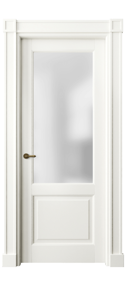 Межкомнатная дверь Toscana Plano 6302 Бук жемчуг Сатинированное стекло Цена 97983 ₽ | Volhovec