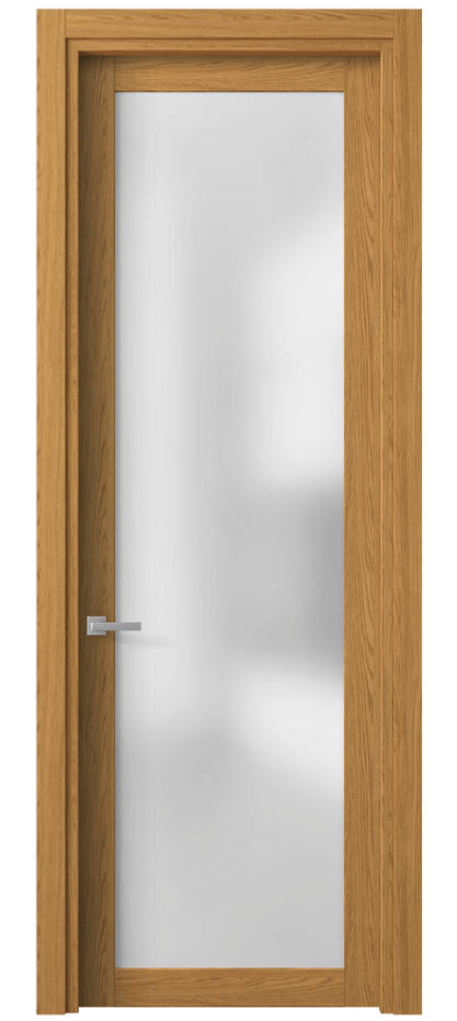 Межкомнатная дверь Planum 2102 Ванильный дуб Сатинированное стекло Цена 25679 ₽ | Volhovec