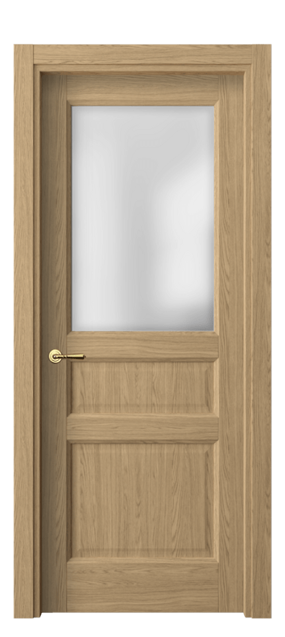 Межкомнатная дверь Galant 1432 Жемчужный дуб Сатинированное стекло Цена 27359 ₽ | Volhovec