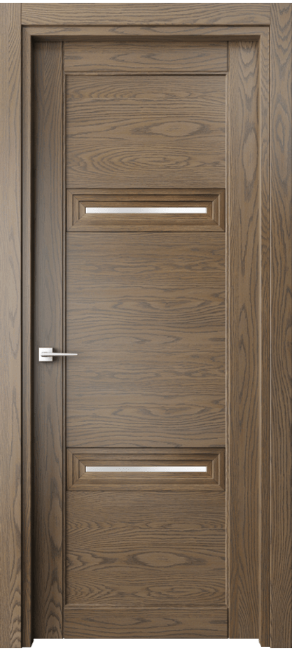 Межкомнатная дверь Ego 6113 Дуб мраморный Сатинированное стекло Цена 95439 ₽ | Volhovec