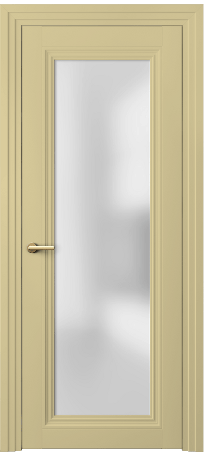 Межкомнатная дверь Centro 2502 Матовый белоснежный Сатинированное стекло Цена 72879 ₽ | Volhovec