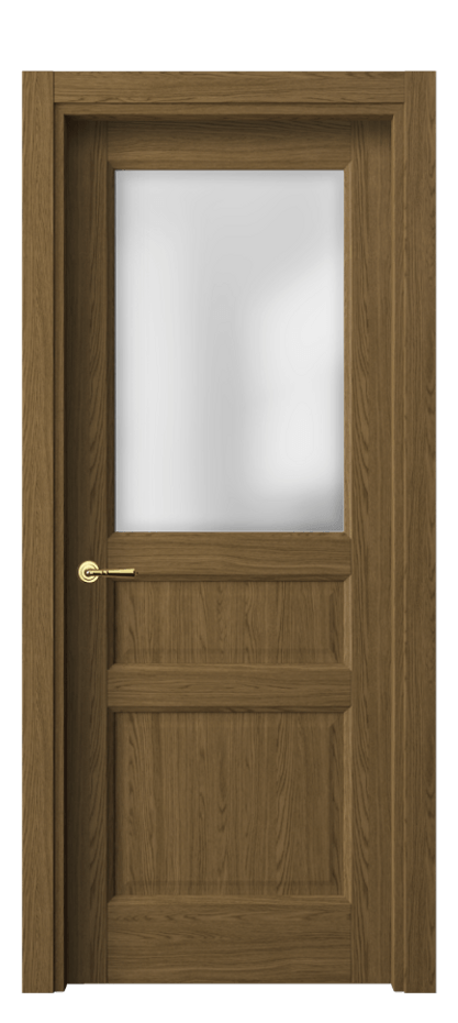 Межкомнатная дверь Галант 1432 Торфяной дуб Сатинированное стекло Цена 36399 ₽ | Volhovec