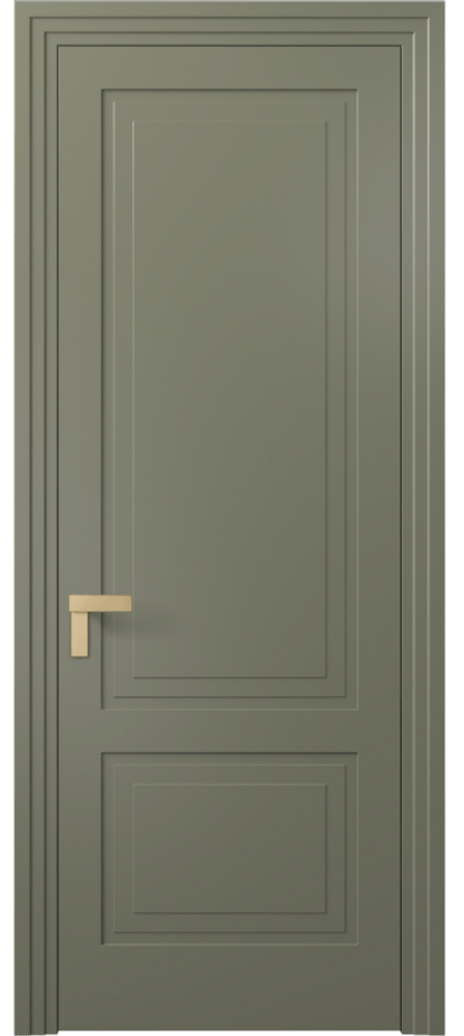 Межкомнатная дверь Rocca 8351 Матовый оливковый тёмный  Цена 59999 ₽ | Volhovec