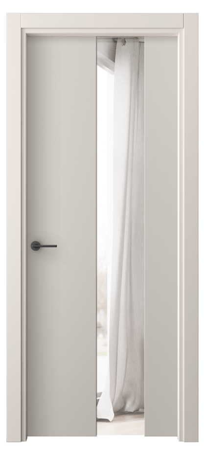 Межкомнатная дверь Freedom 4226 ПЭТ светло-серый Двустороннее зеркало, триплекс Цена 40499 ₽ | Volhovec