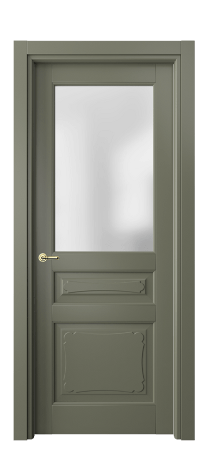 Межкомнатная дверь Toscana Elegante 6324 Бук оливковый тёмный Сатинированное стекло Цена 76319 ₽ | Volhovec