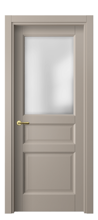 Межкомнатная дверь Galant 1432 Матовый бисквитный Сатинированное стекло Цена 39359 ₽ | Volhovec