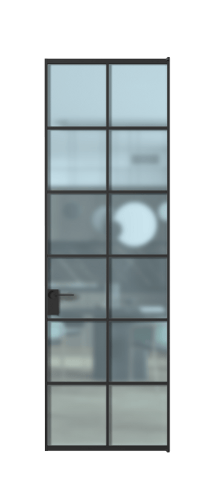 Алюминиевая дверь АЛПЛ040.05 Алюминий Черный Сатинированное голубое стекло, триплекс, 6мм. Без короба чер Цена 111612 Стоимость комплекта двери включает:
1. Полотно (600/650/700/750/800/850/900/950*2000-2400 мм).
2. Короб
3. Комплект фурнитуры (2 торцевые петли и магнитный замок с ответной планкой). Фабрика дверей Волховец 8 (800) 551 43 19 Алюминиевая дверь АЛПЛ040.05 Алюминий Черный Сатинированное голубое стекло, триплекс, 6мм Цена 111612 | Volhovec