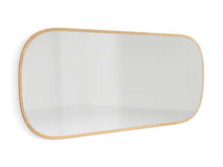 Мебель Зеркало настенное Primo 175×70 см. Цвет Дуб пшеничный матовый. Материал Массив дуба матовый. Коллекция Зеркало настенное Primo 175×70 см. Картинка.