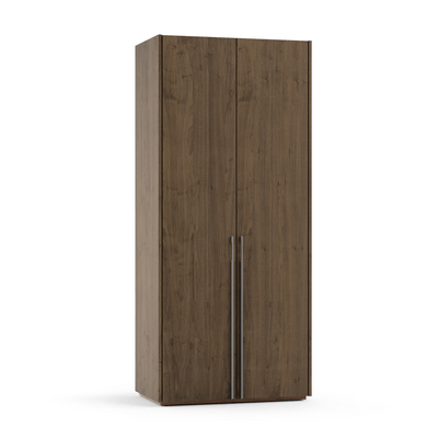 Мебель Шкафы для одежды Module. Цвет Орех умбра матовый. Материал Шпон Naturwood. Коллекция Идея 1. Картинка.