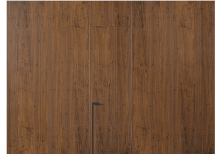 Панели для отделки стен Панель Шпон с эффектом NaturWood. Цвет Орех медный матовый. Материал Шпон Naturwood. Коллекция Шпон с эффектом NaturWood. Картинка.