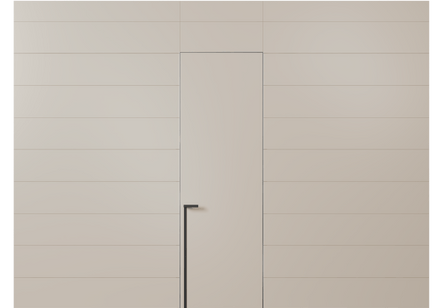 Панели для отделки стен Стеновая панель в эмали Матовый светло-бежевый. Цвет Матовый светло-бежевый. Материал Гладкая эмаль. Коллекция Эмаль. Картинка.