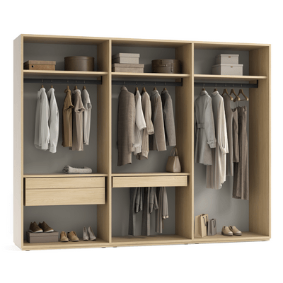 Мебель Гардеробные Module. Цвет ПЭТ белоснежный. Материал ПЭТ. Коллекция Идея 2. Картинка.