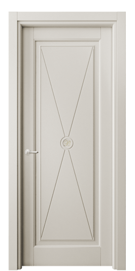 Дверь межкомнатная 6361 БОС. Цвет Бук облачный серый. Материал Массив бука эмаль. Коллекция Toscana Litera. Картинка.