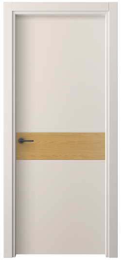 Дверь межкомнатная 4221 ПЭПБ. Цвет ПЭТ пудровый бежевый. Материал ПЭТ. Коллекция Freedom. Картинка.
