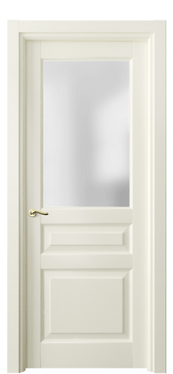 Дверь межкомнатная 0710 МБМ САТ. Цвет Бук молочно-белый. Материал Массив бука эмаль. Коллекция Lignum. Картинка.