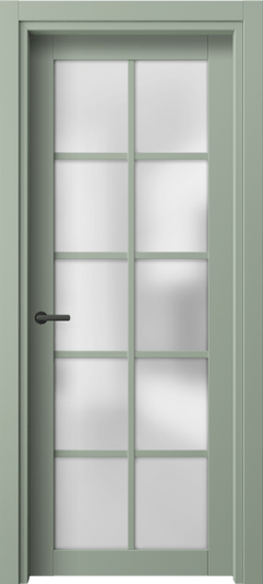 Дверь межкомнатная 2106 ПЭСО САТ. Цвет ПЭТ светло-оливковый. Материал ПЭТ. Коллекция Neo. Картинка.