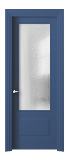 Дверь межкомнатная 8542 Отдалённо-синий RAL 5023 ЛЕД. Цвет RAL Отдалённо-синий RAL 5023. Материал Гладкая эмаль. Коллекция Эссе. Картинка.