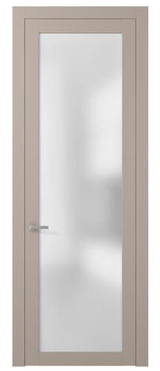Дверь межкомнатная 2102 ПЭСК САТ. Цвет ПЭТ серо-коричневый . Материал ПЭТ. Коллекция Planum. Картинка.
