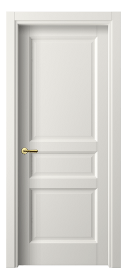 Дверь межкомнатная 1431 СТБЛ. Цвет Софт-тач белоснежный. Материал Полипропилен. Коллекция Galant. Картинка.