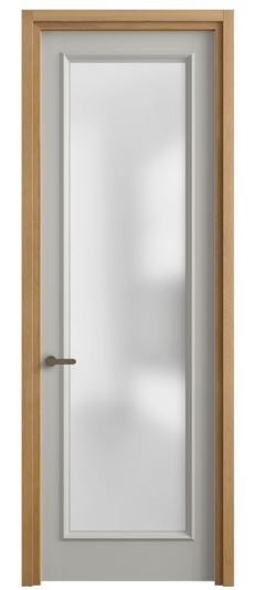 Дверь межкомнатная 6702 БТСР САТ. Цвет Бук тёплый серый. Материал Массив бука эмаль. Коллекция Charm. Картинка.