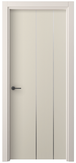 Дверь межкомнатная 4205 ПЭСБ. Цвет ПЭТ светло-бежевый. Материал ПЭТ. Коллекция Фридом. Картинка.