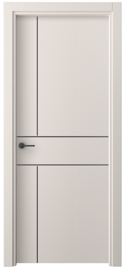 Дверь межкомнатная 4209 ПЭТБ. Цвет ПЭТ тёплый-белый. Материал ПЭТ. Коллекция Freedom. Картинка.