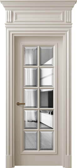 Дверь межкомнатная 7310 БСБЖ ДВ ЗЕР Ф. Цвет Бук светло-бежевый. Материал Массив бука эмаль. Коллекция Antique. Картинка.