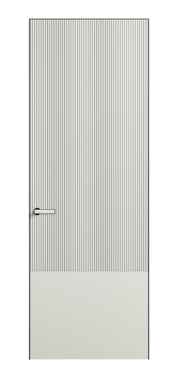 Дверь межкомнатная 8203 МЖМ. Цвет Матовый жемчужный. Материал Гладкая эмаль. Коллекция Velvet. Картинка.