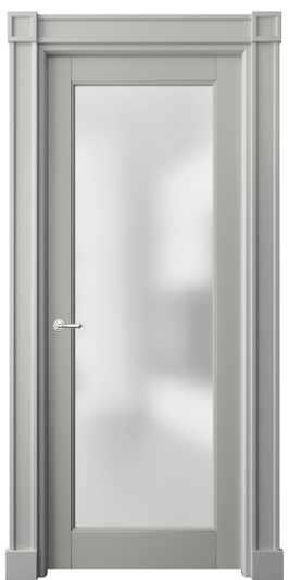 Дверь межкомнатная 6300 БНСР САТ. Цвет Бук нейтральный серый. Материал Массив бука эмаль. Коллекция Toscana Plano. Картинка.