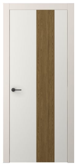 Дверь межкомнатная АКП 4225 ПЭБЛ. Цвет ПЭТ белоснежный. Материал ПЭТ. Коллекция Freedom. Картинка.