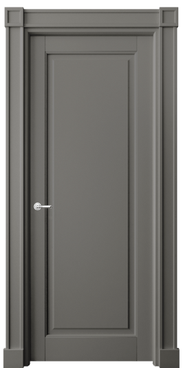 Дверь межкомнатная 6301 БКЛС. Цвет Бук классический серый. Материал Массив бука эмаль. Коллекция Toscana Plano. Картинка.