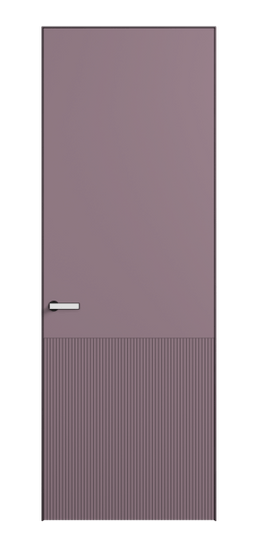 Дверь межкомнатная 8204 Пастельно-фиолетовый RAL 4009. Цвет RAL Пастельно-фиолетовый RAL 4009. Материал Гладкая эмаль. Коллекция Velvet. Картинка.