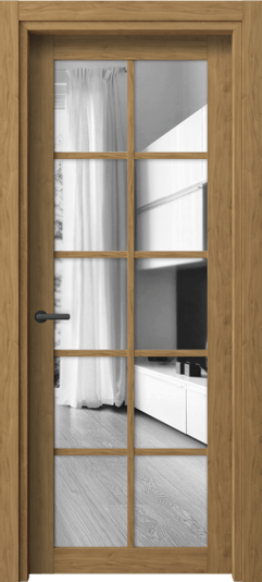 Дверь межкомнатная 2106 ГОР ДВ ЗЕР. Цвет Грецкий орех. Материал Ламинатин. Коллекция Neo. Картинка.