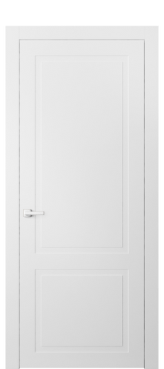Дверь межкомнатная АКП 8002 МБЛ Матовый белоснежный. Цвет Матовый белоснежный. Материал Гладкая эмаль. Коллекция Neo Classic. Картинка.