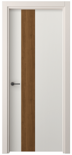 Дверь межкомнатная 4223 ПЭБЛ. Цвет ПЭТ белоснежный. Материал ПЭТ. Коллекция Freedom. Картинка.