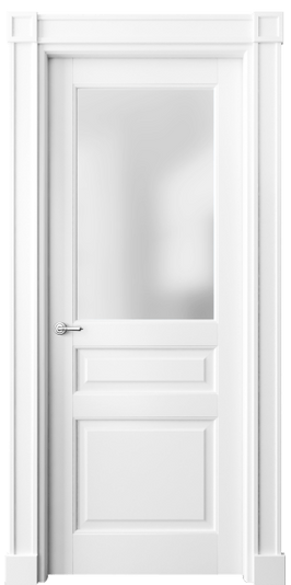 Дверь межкомнатная 6304 ББЛ САТ. Цвет Бук белоснежный. Материал Массив бука эмаль. Коллекция Toscana Plano. Картинка.