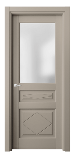 Дверь межкомнатная 6344 ББСК САТ. Цвет Бук бисквитный. Материал Массив бука эмаль. Коллекция Toscana Rombo. Картинка.