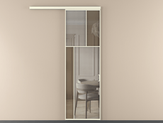 Перегородка Mosaic вдоль стены одностворчатая